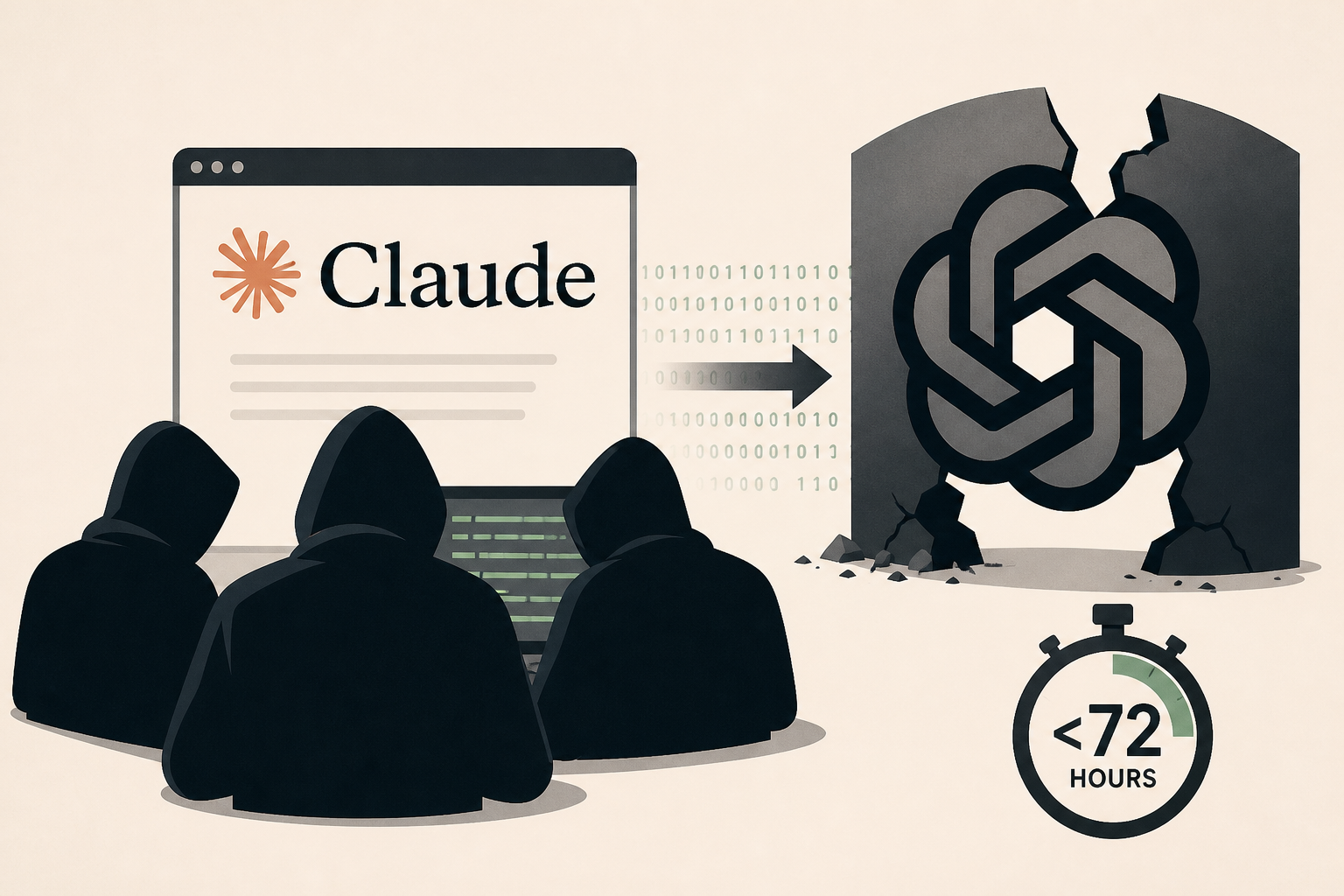 Three Hackers Used Claude to Break Into OpenAI In Less Than 72 Hours