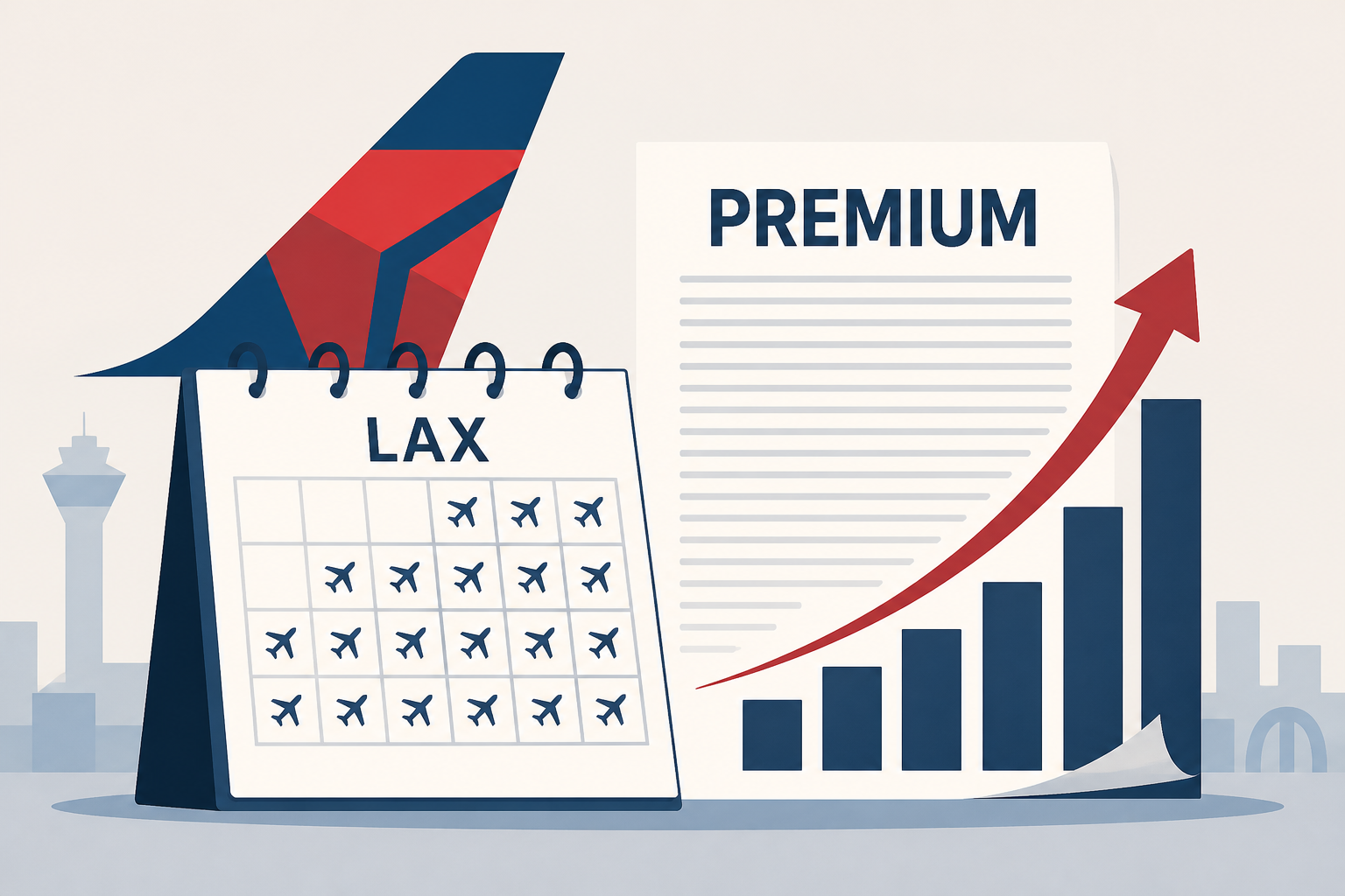 Delta’s New LAX Schedule Is Huge… So Is Its “Premium” Word Count!