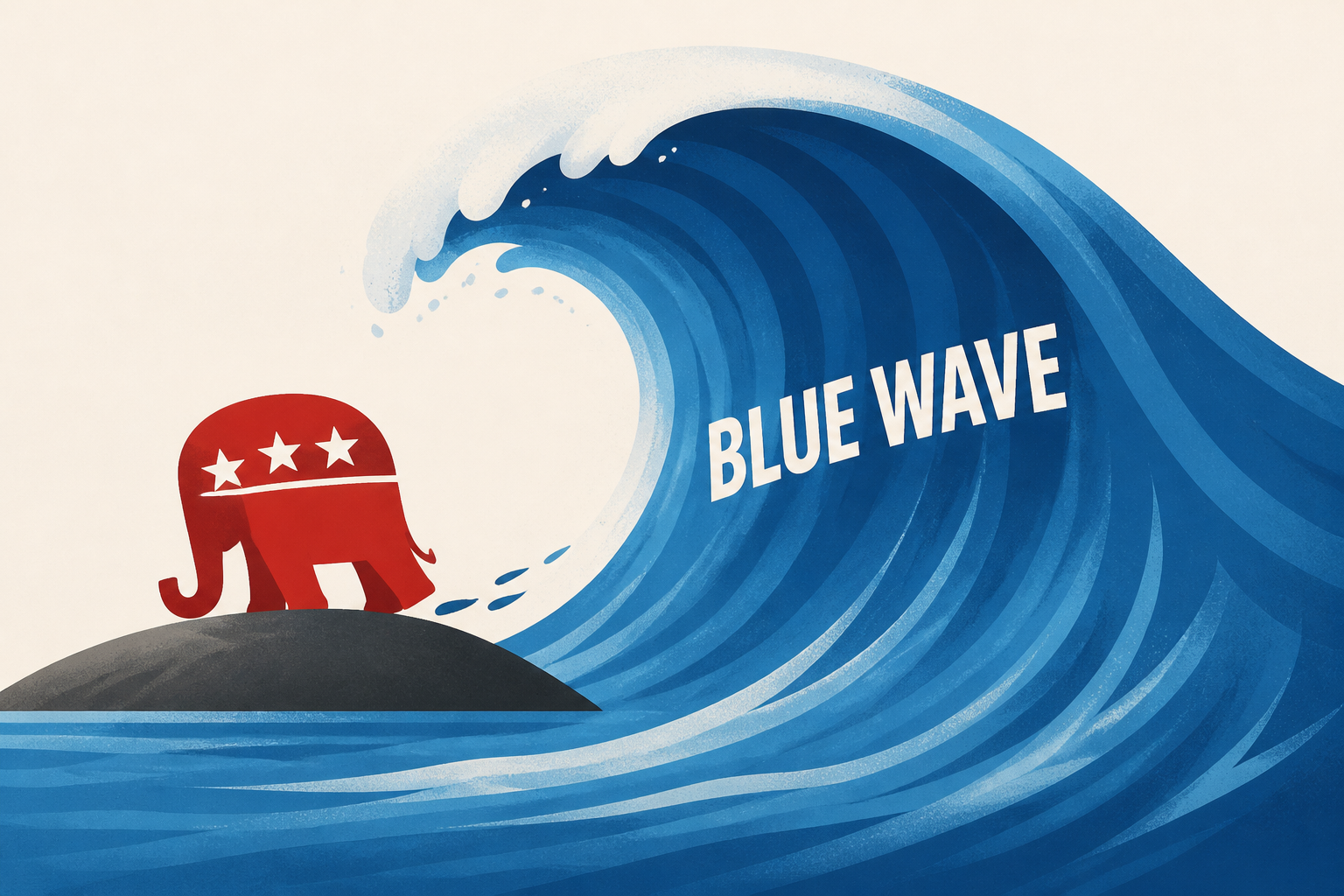 Republicans Abandon Trump as Blue Wave Sweeps Battleground Districts