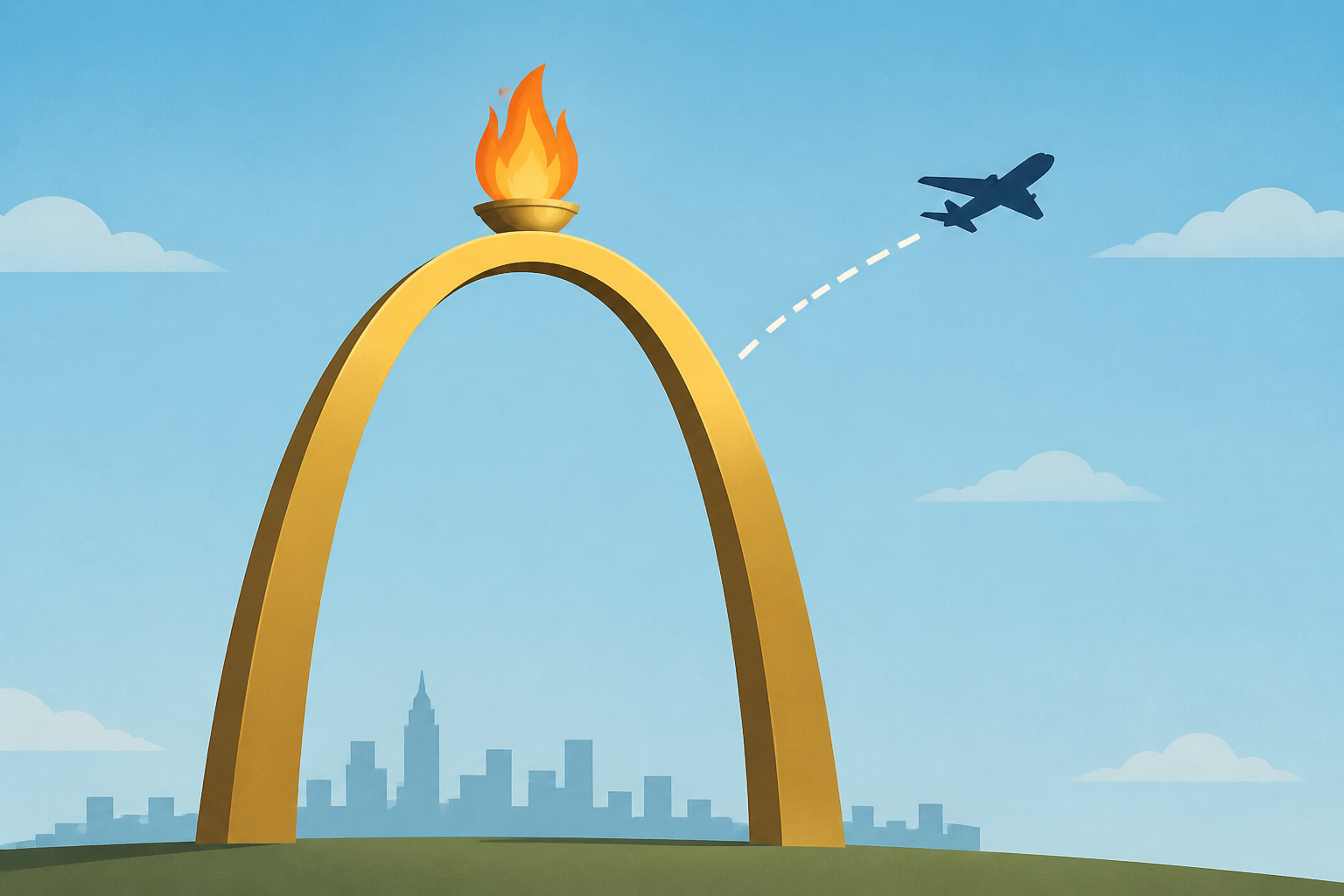 FAA clears proposed Trump arch, requires 'eternal flame' to alert pilots