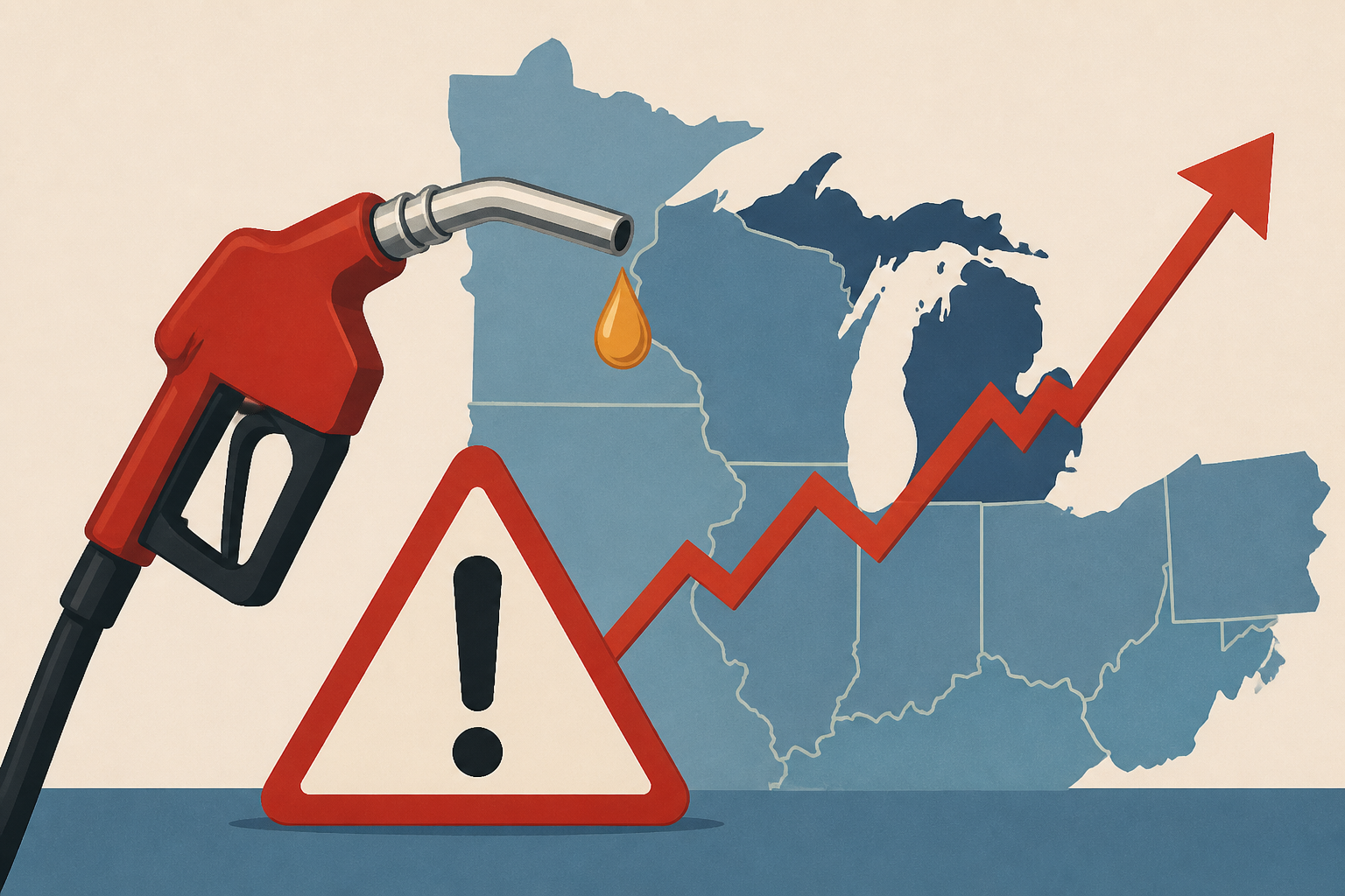 Gas Price Warning Issued for Great Lakes States