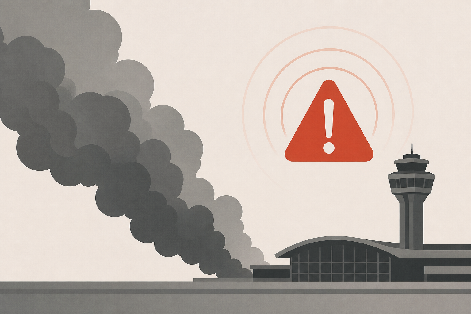 Thick smoke seen near Riyadh airport after air-raid alerts in Saudi capital