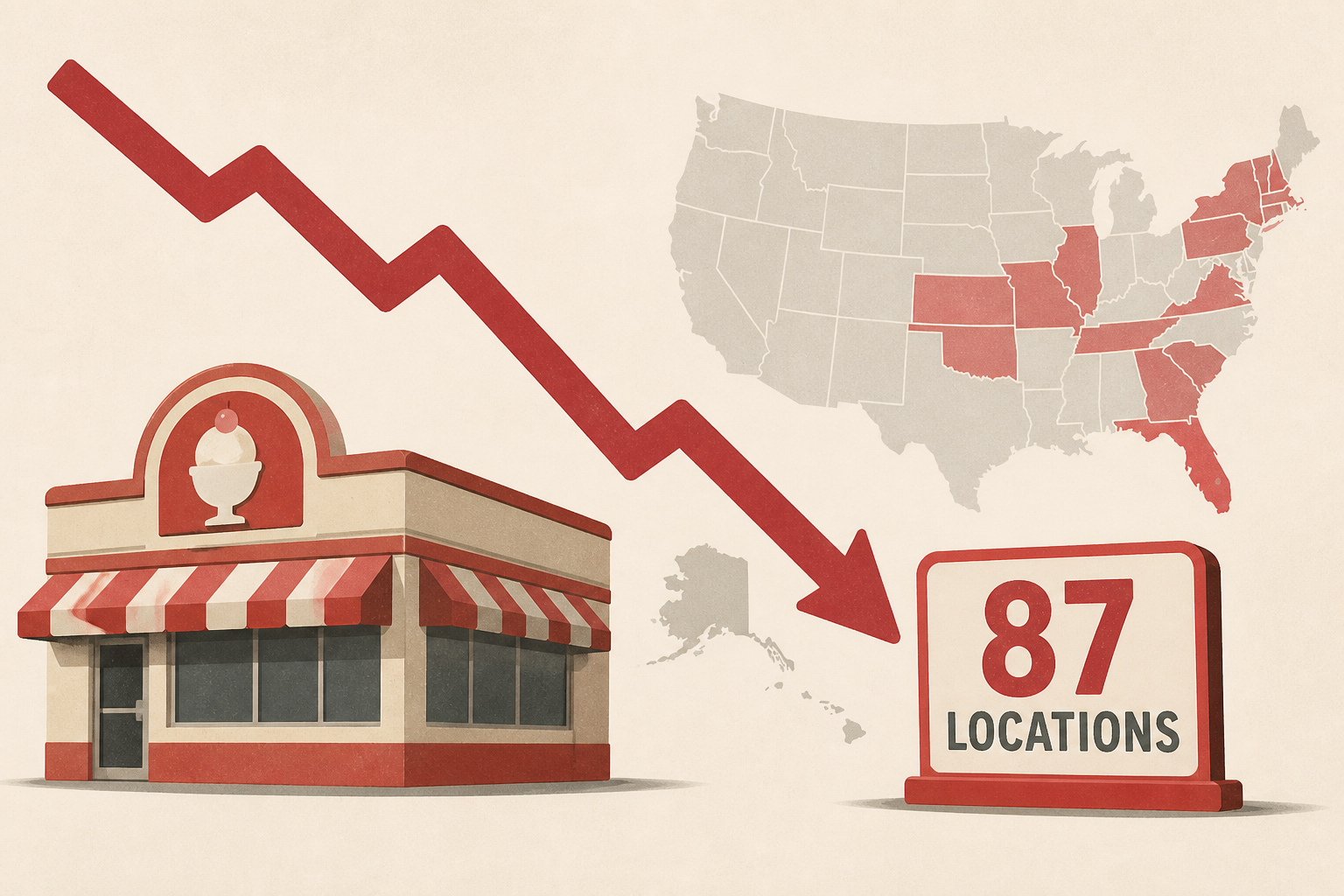 Friendly's restaurant chain shrinks to 87 locations in 11 states