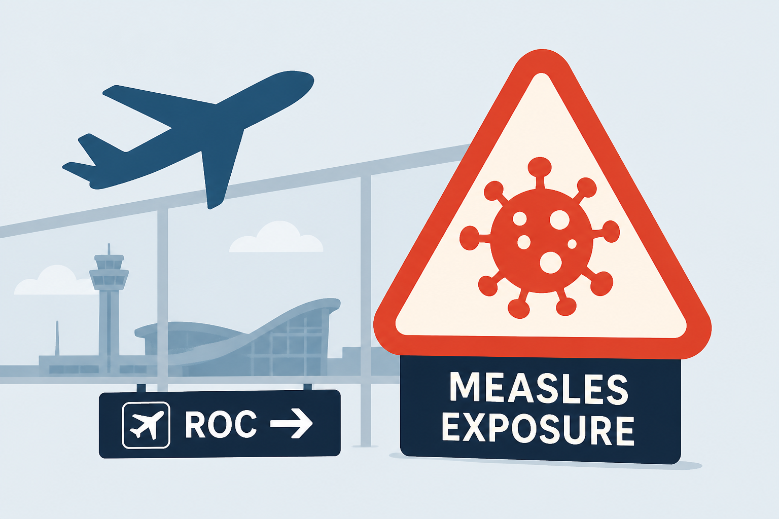 Potential measles exposures reported at Rochester airport