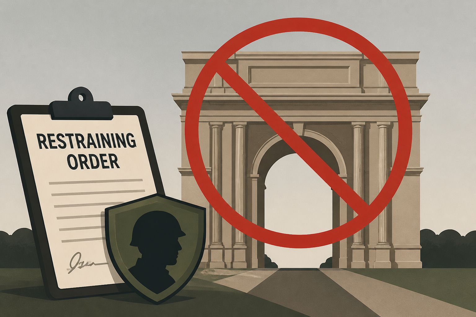 Vietnam veterans seek restraining order to block Trump's triumphal arch