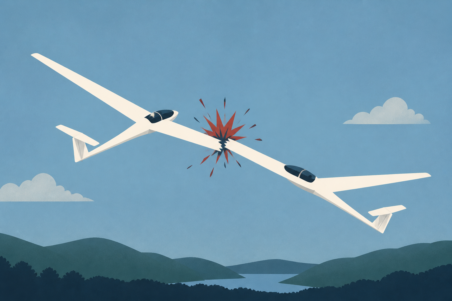 One person dead after two gliders collide midair in Upstate NY