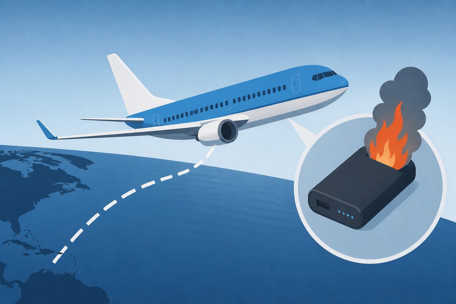 KLM Flight Diverts Over Atlantic After Former CEO's Power Bank Starts Cabin Fire