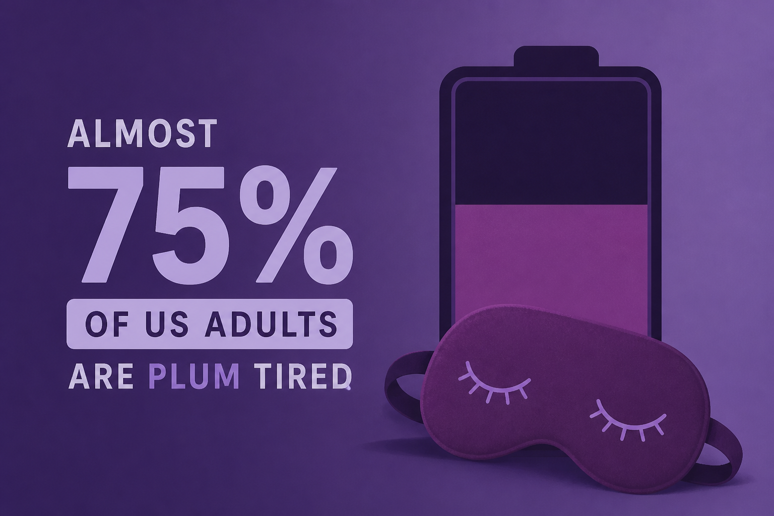 CDC: Almost 75% of US Adults Are Plum Tired