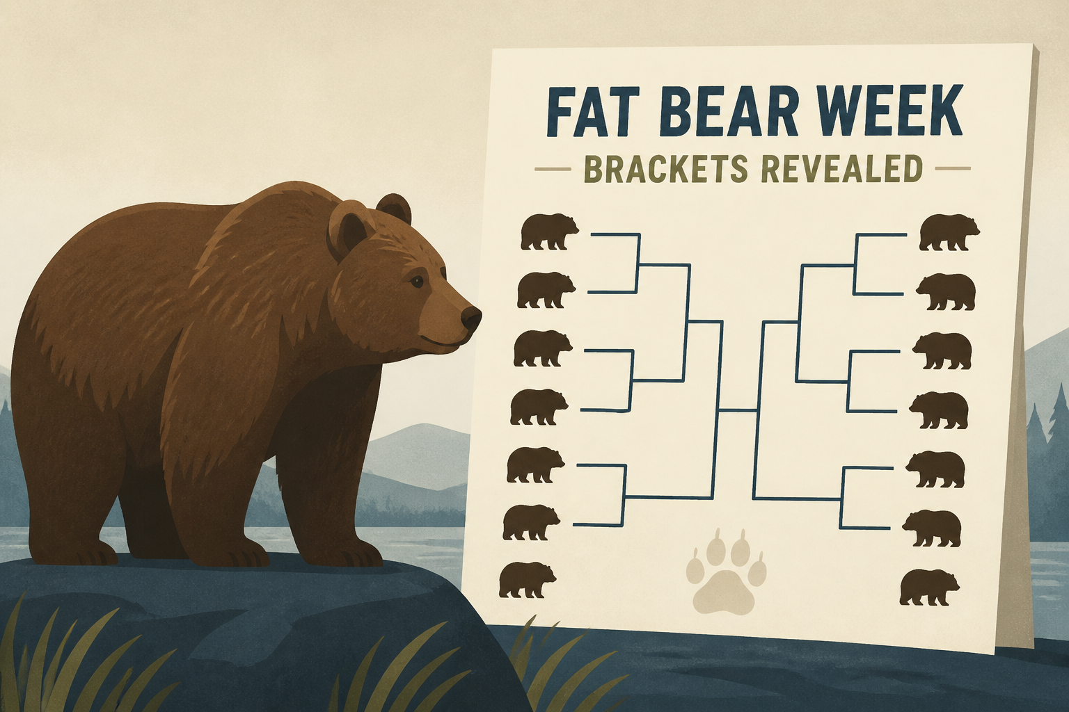 Fat Bear Week brackets revealed. See contestants