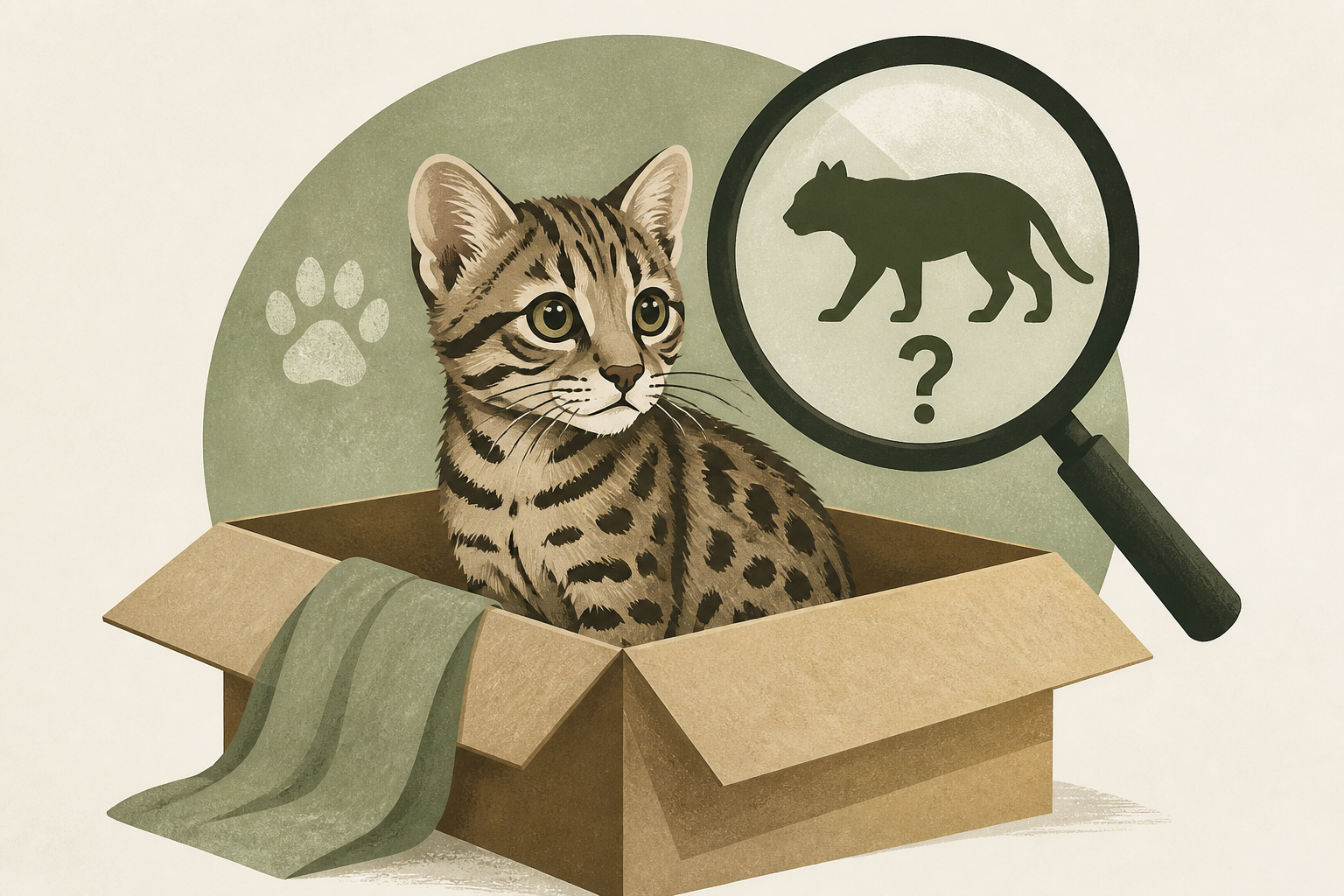 A man thought he’d found a stray kitten. It turned out to be a new species of wild cat