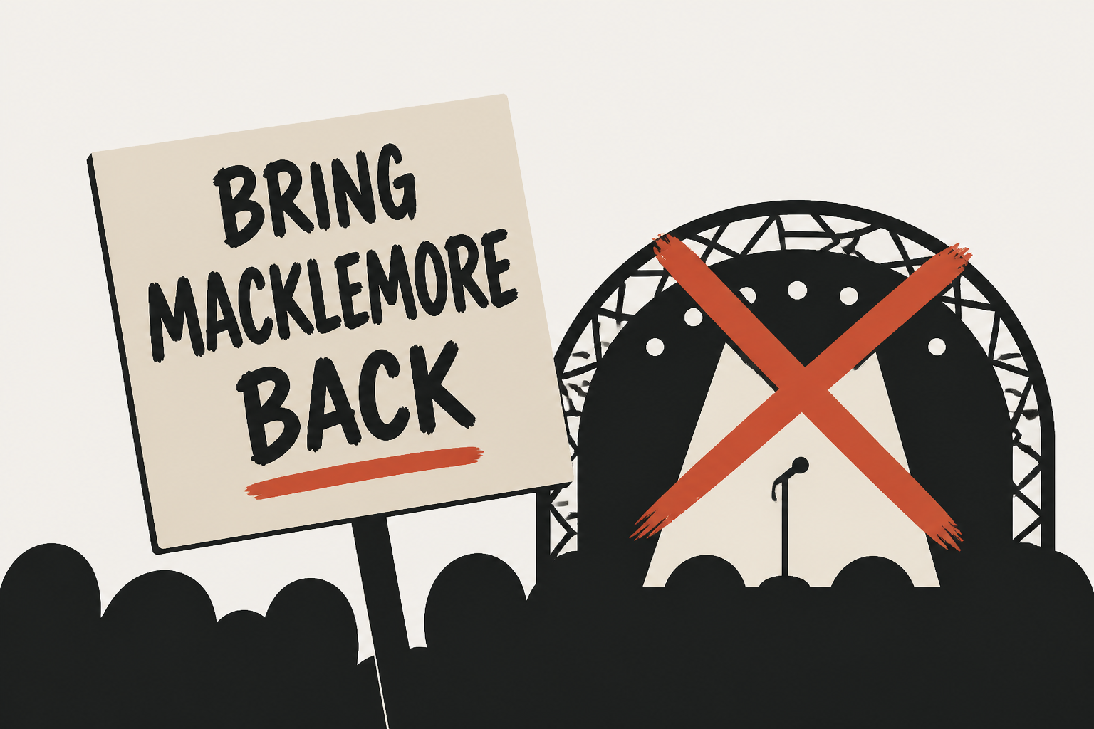 Protestors March Outside Ed Sheeran Concert After Macklemore Was Dropped From Tour