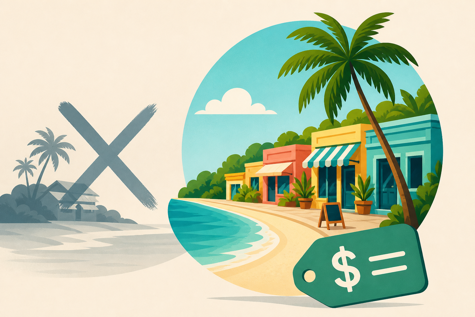Forget The Bahamas, This Caribbean Island Offers Gorgeous Beaches, Fun Shops, And Affordable Living