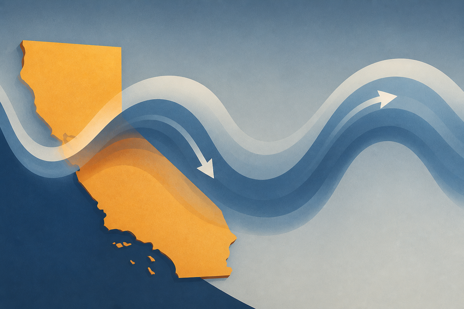 Planetary waves are creeping into California right now