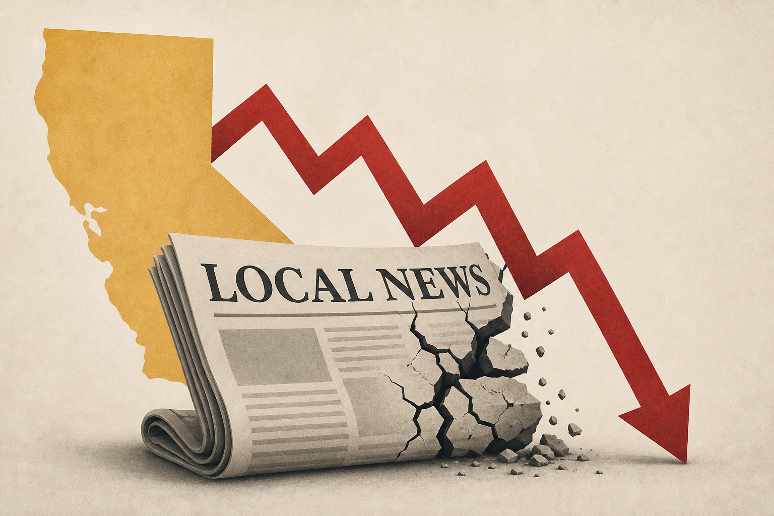 The fall of once-mighty McClatchy newspapers underscores California's news crisis