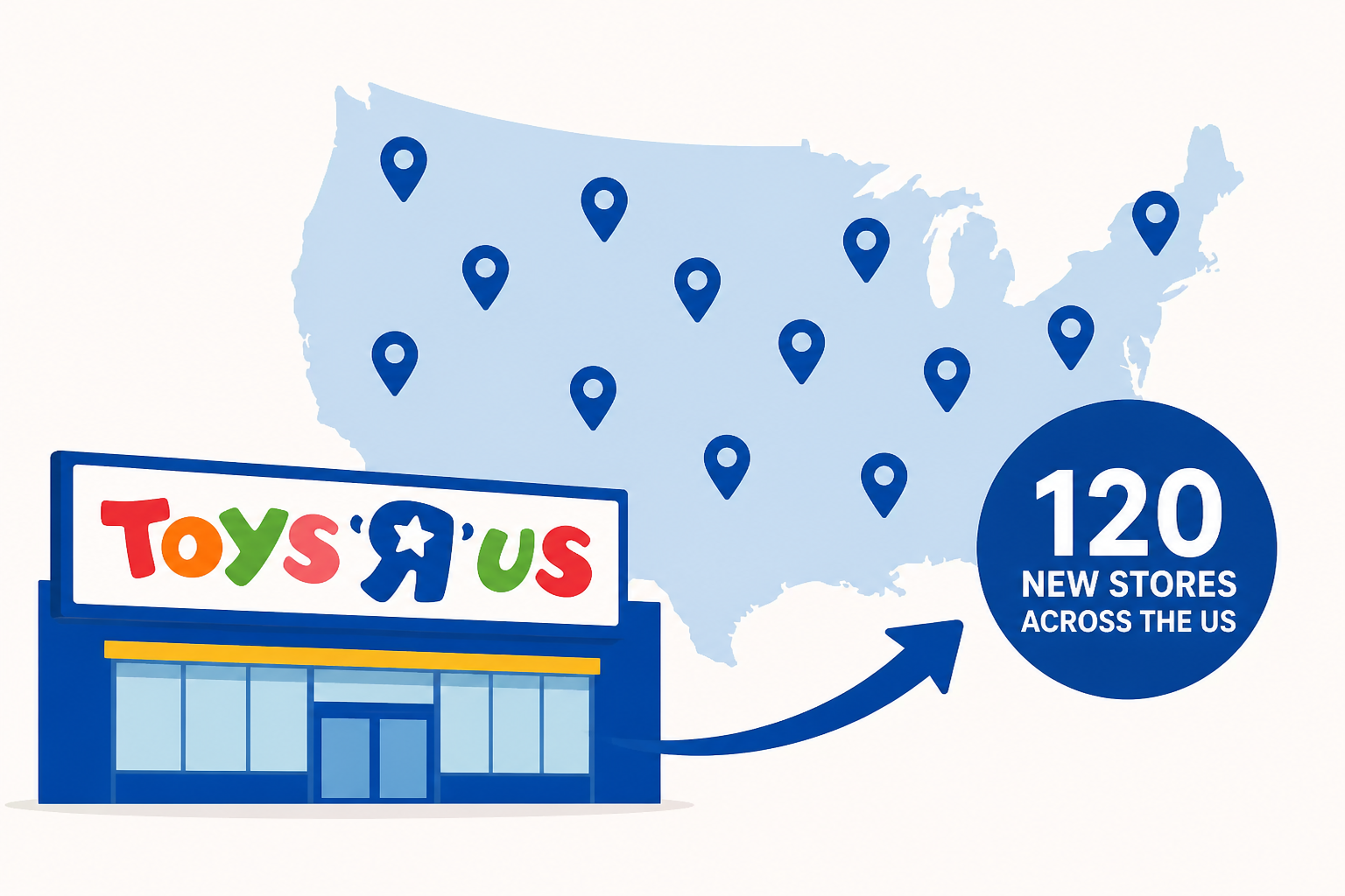 Toys 'R' Us expands with 120 new stores across the US