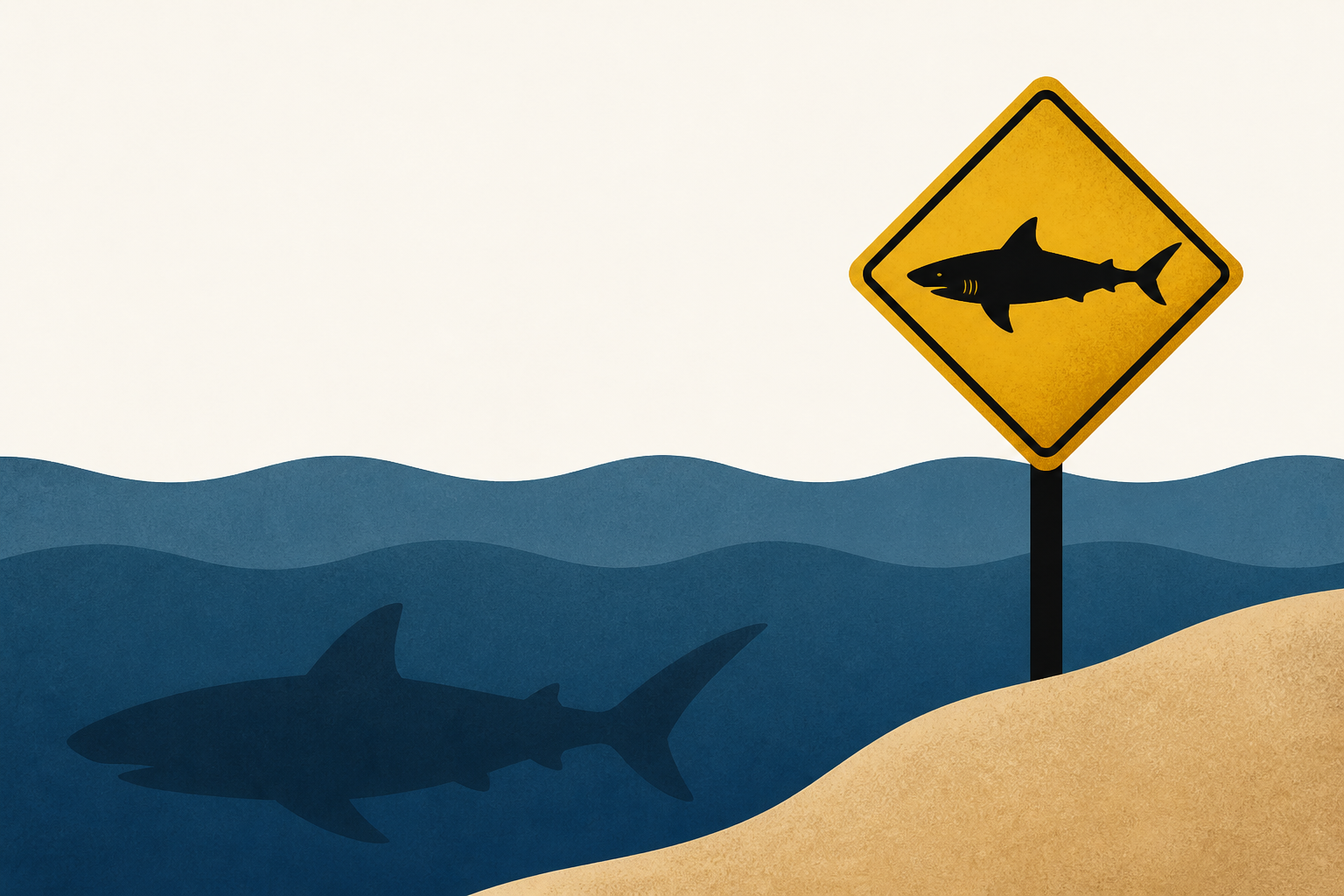Great white shark suspected in death of grandfather-to-be at popular beach