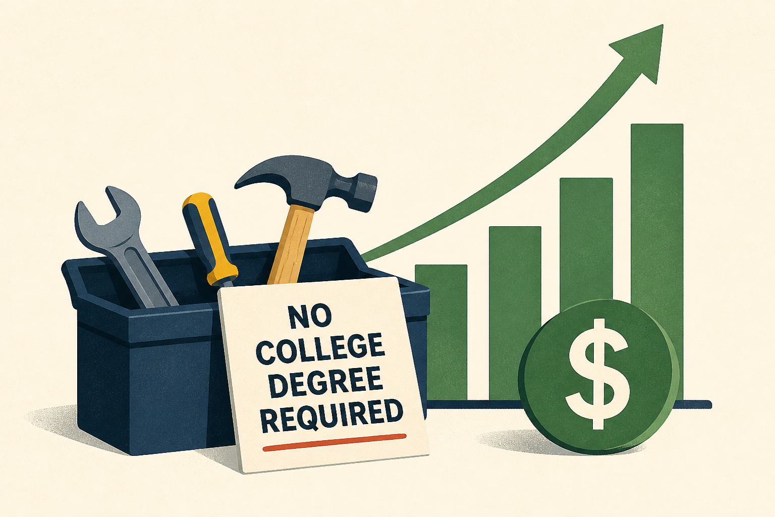 paying jobs that don't need a college degree