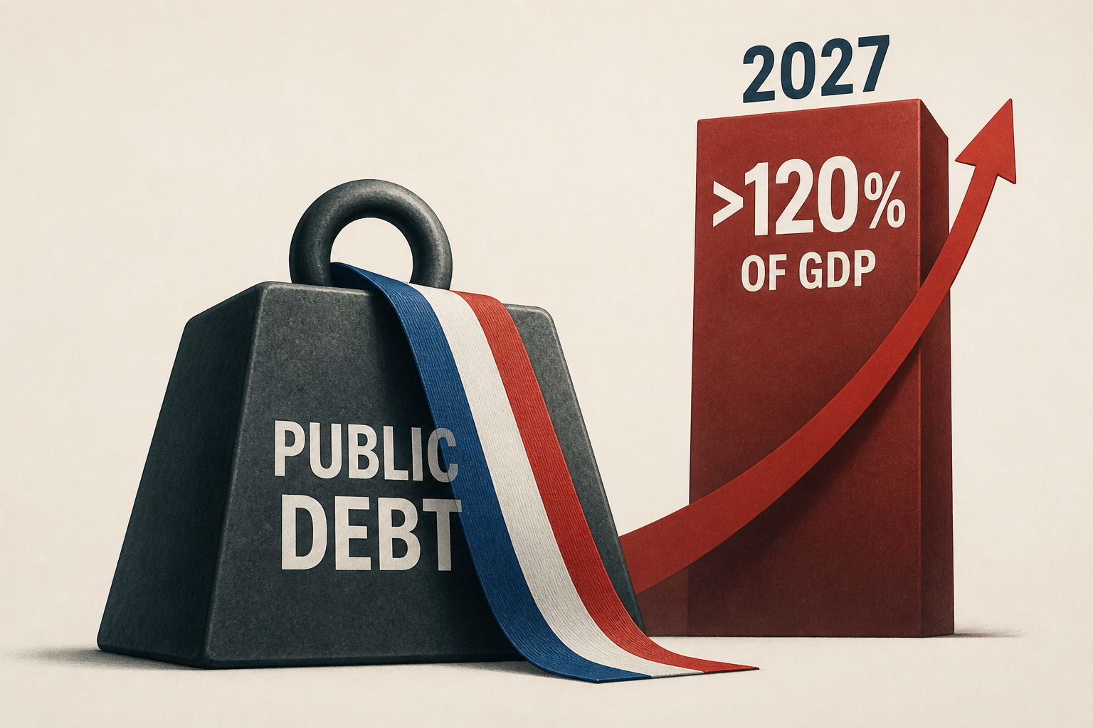 French public debt to reach new record level in 2027, exceeding 120% of GDP