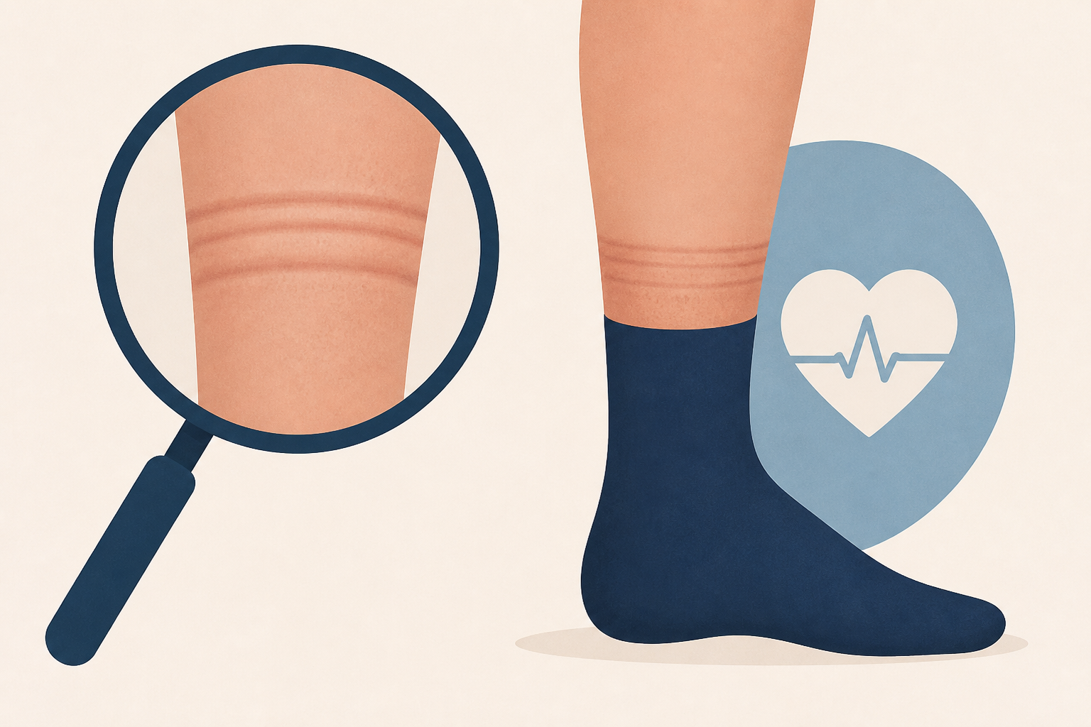 What Sock Marks On Your Legs Could Reveal About Your Health