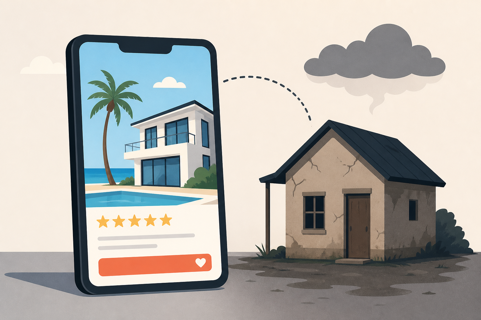 The vacation rental looked flawless online. That's the problem