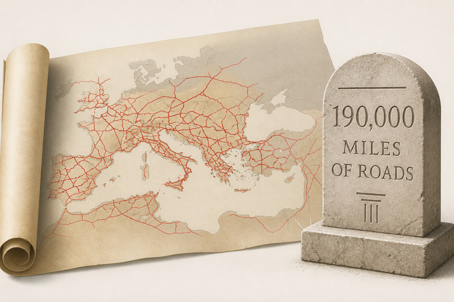 Ancient Rome Built 190,000 Miles Of Roads And Researchers Just Traced Them All