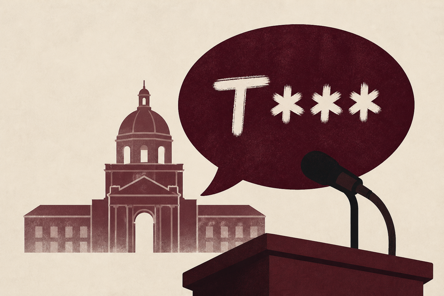 trans slur in Texas A&M speech