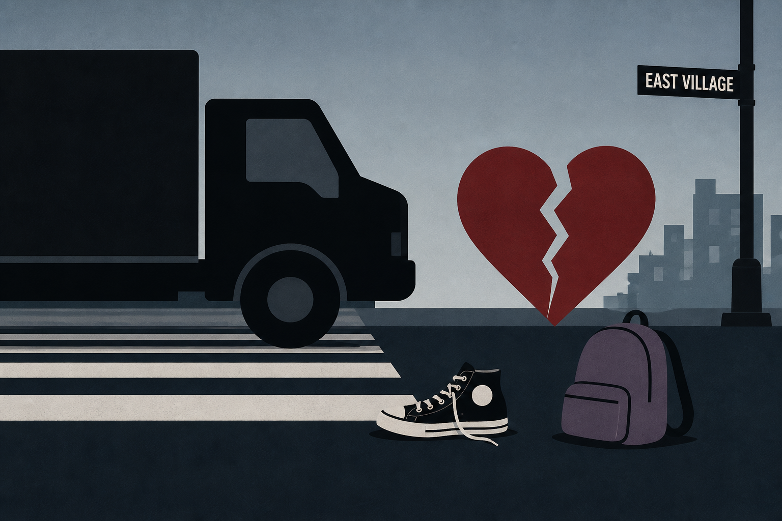 15-year-old girl dies after truck hits 2 teens in East Village