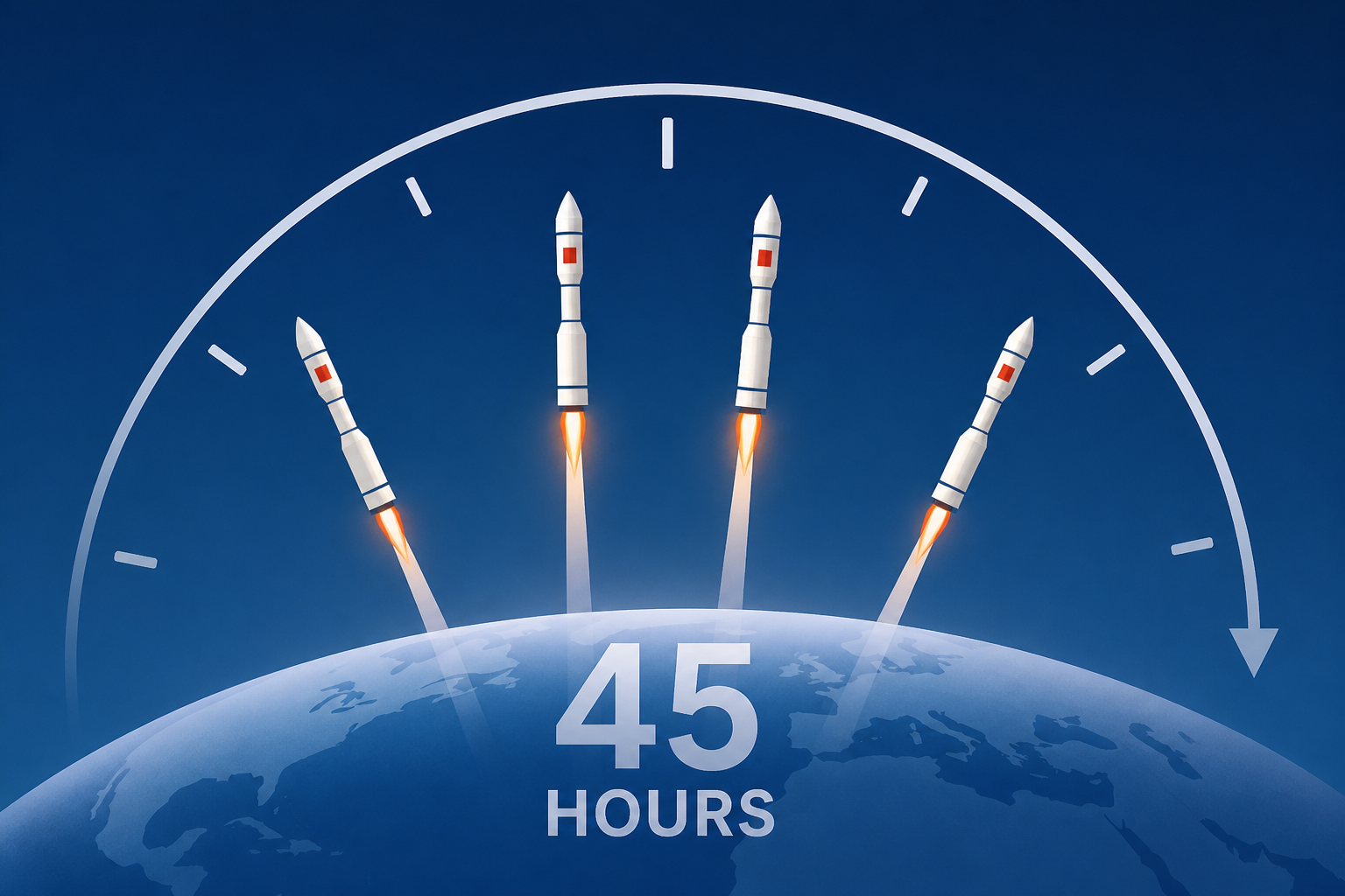 China launches 4 different rockets to orbit in 45 hours (video)