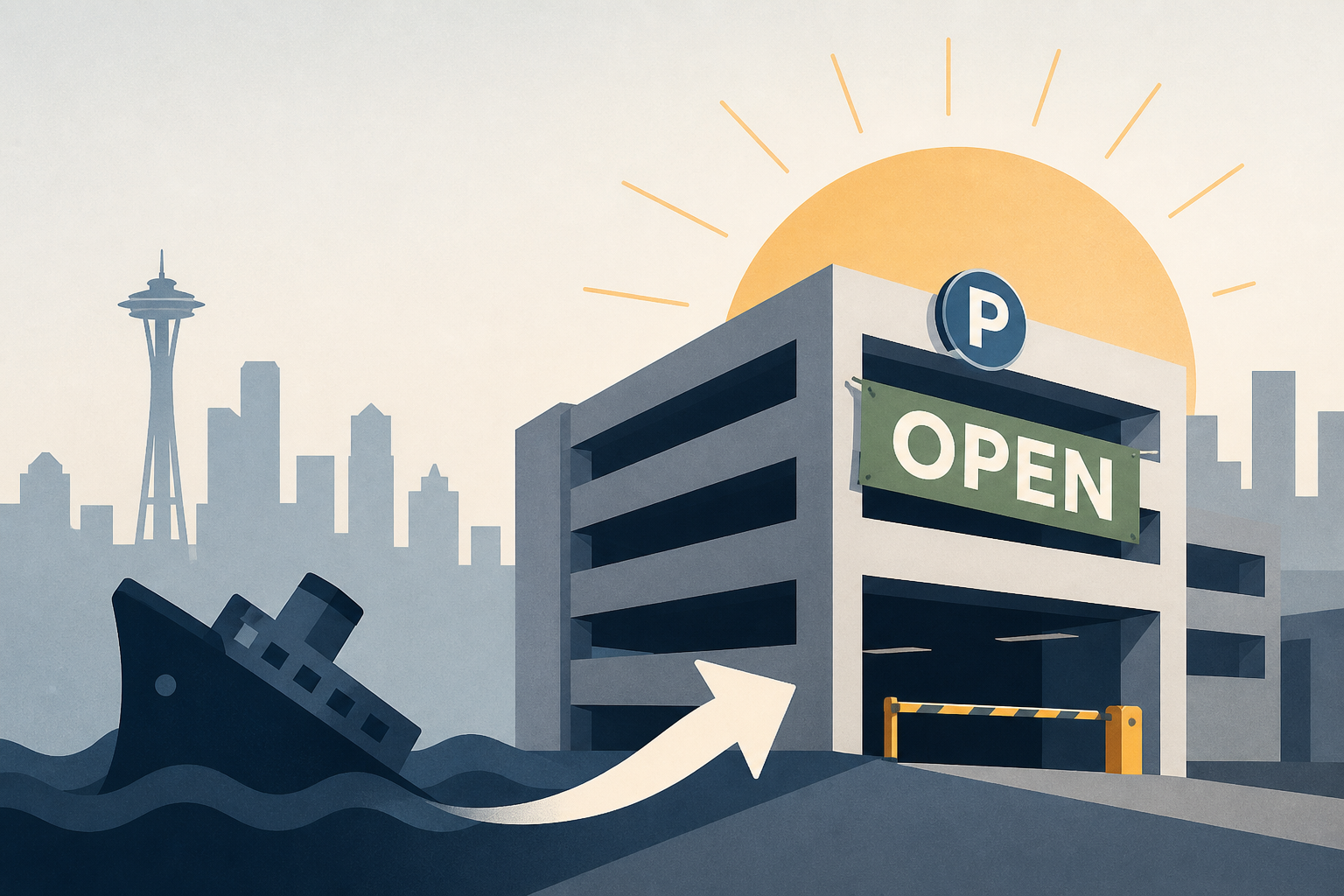 After years of violence, Seattle’s ‘Sinking Ship’ parking garage reopens