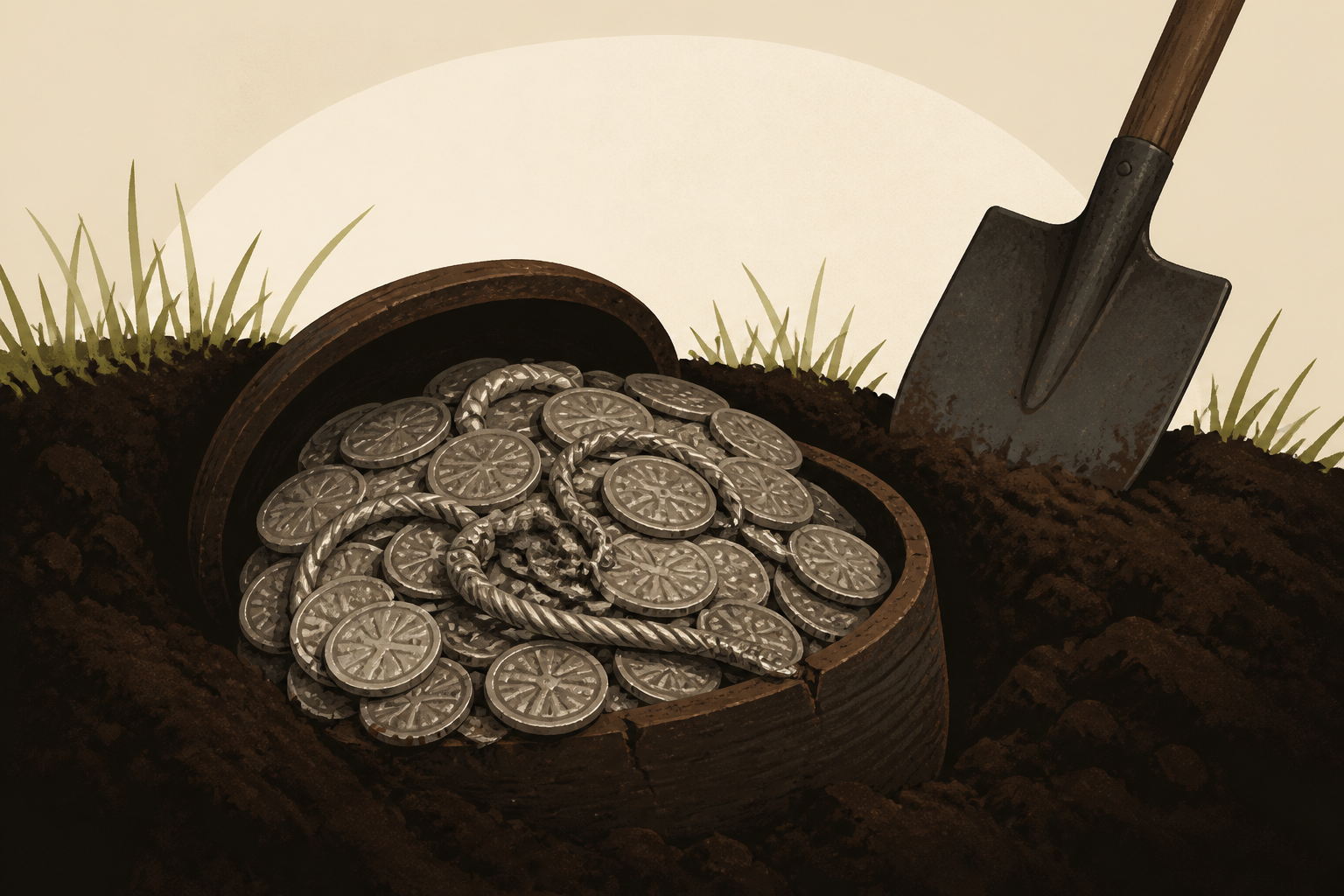 Homeowner unearths massive Viking silver hoard in Denmark