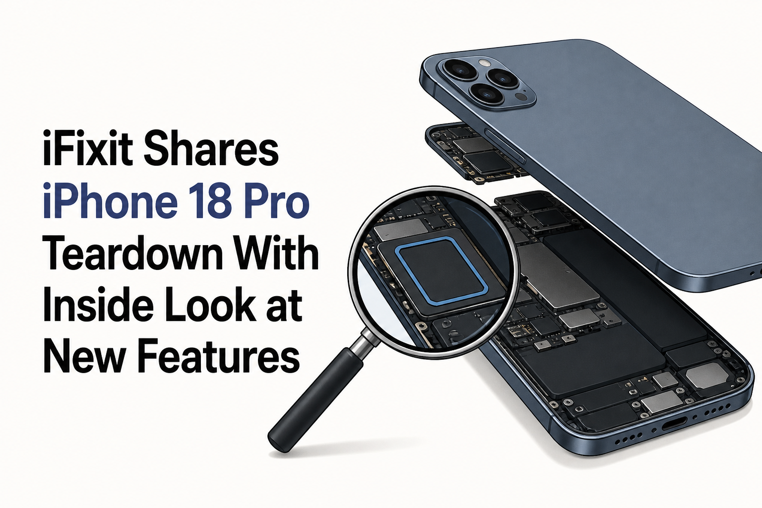 iFixit Shares iPhone 18 Pro Teardown With Inside Look at New Features