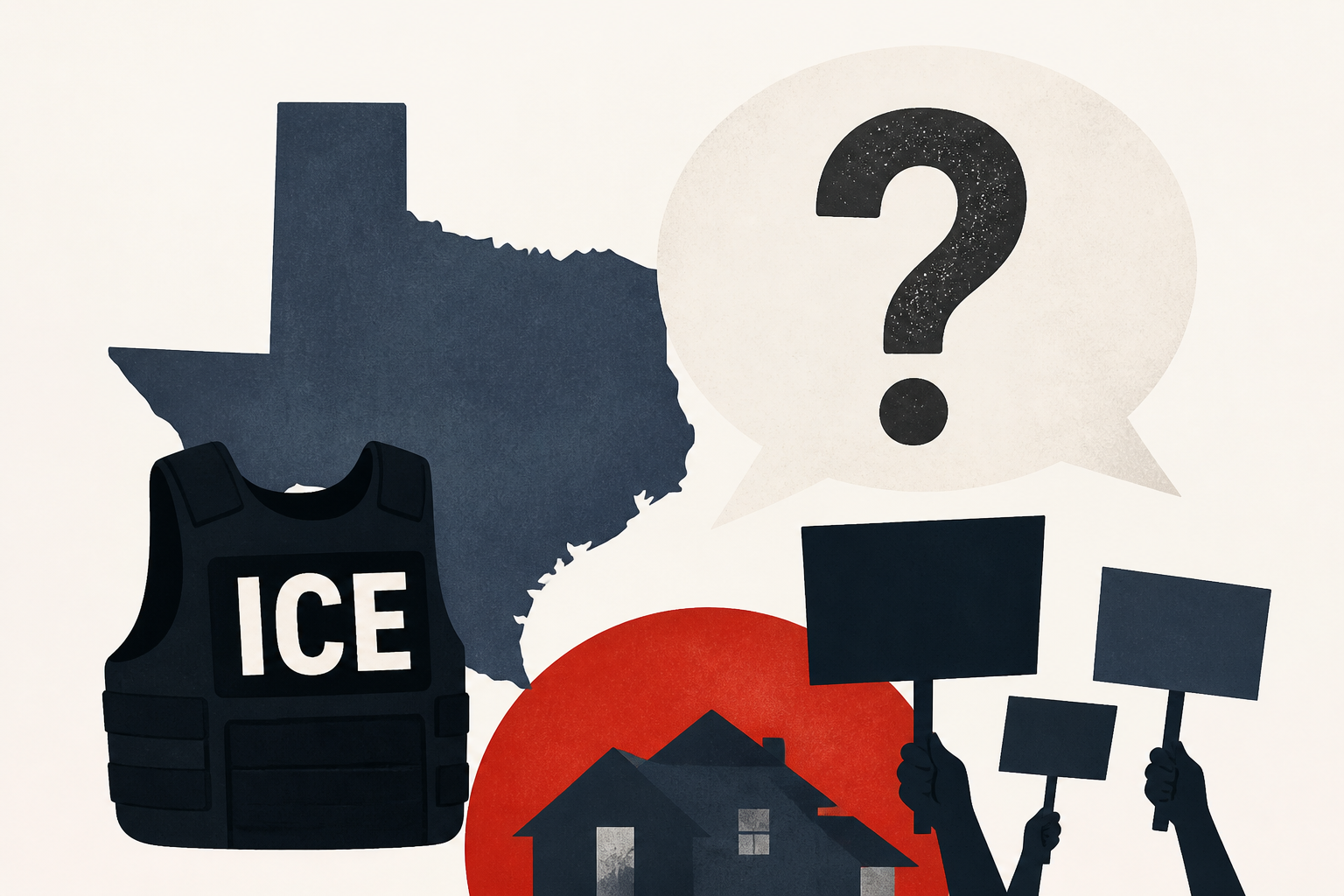 ICE agent shoots and wounds man in Texas as locals demand answers