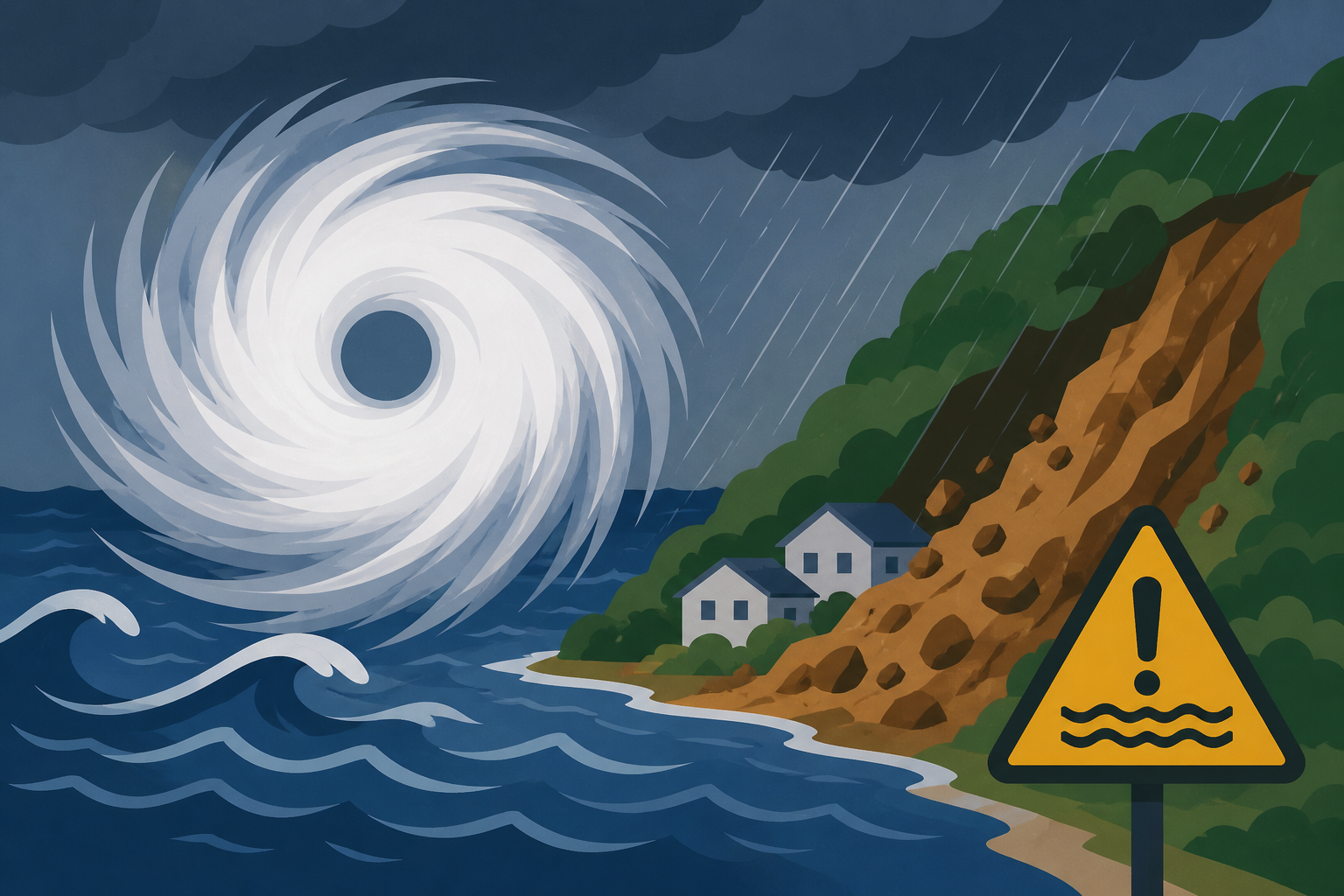 Typhoon approaches eastern Japan, prompting flood and landslide warnings