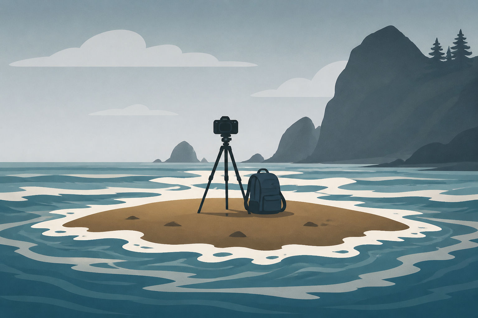 Tourists stranded on Oregon beach after trying to snap 'dramatic' photo