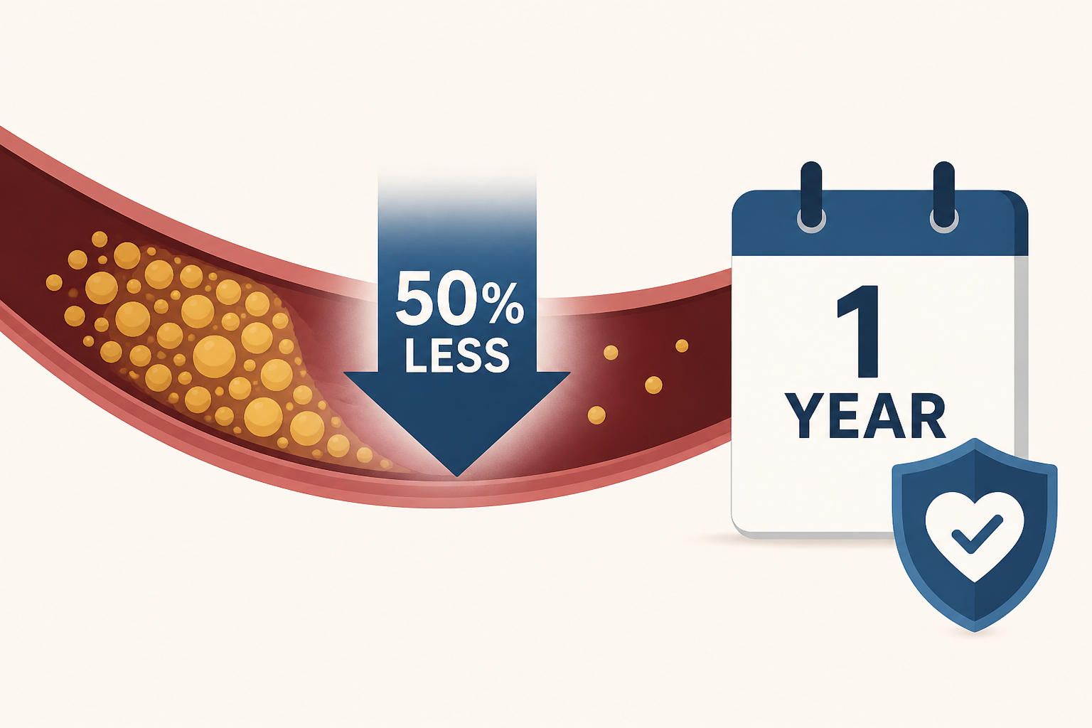 New Treatment Cuts “Bad” Cholesterol in Half for a Full Year