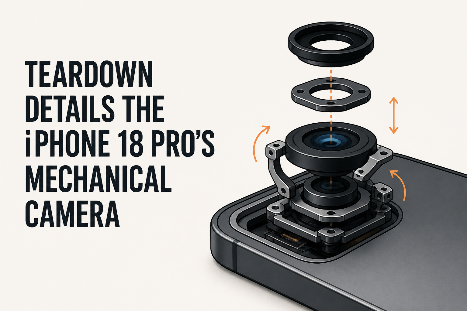 Teardown details the iPhone 18 Pro’s mechanical camera
