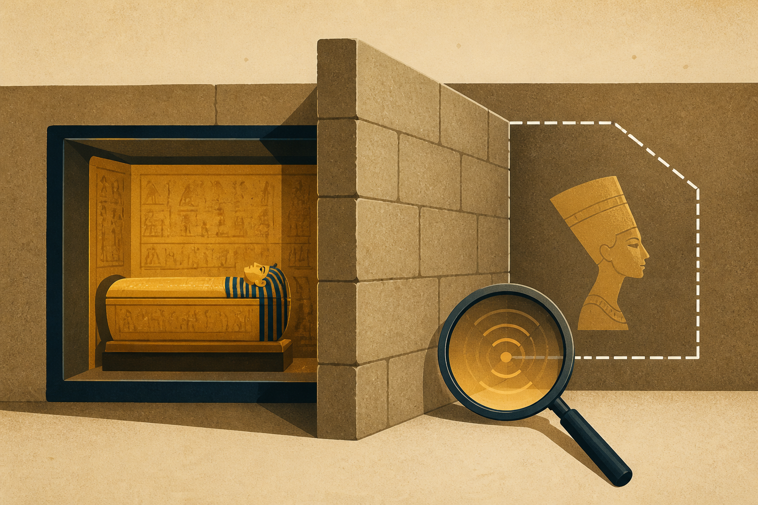 Archaeologists close in on Queen Nefertiti tomb behind walls of King Tut burial site
