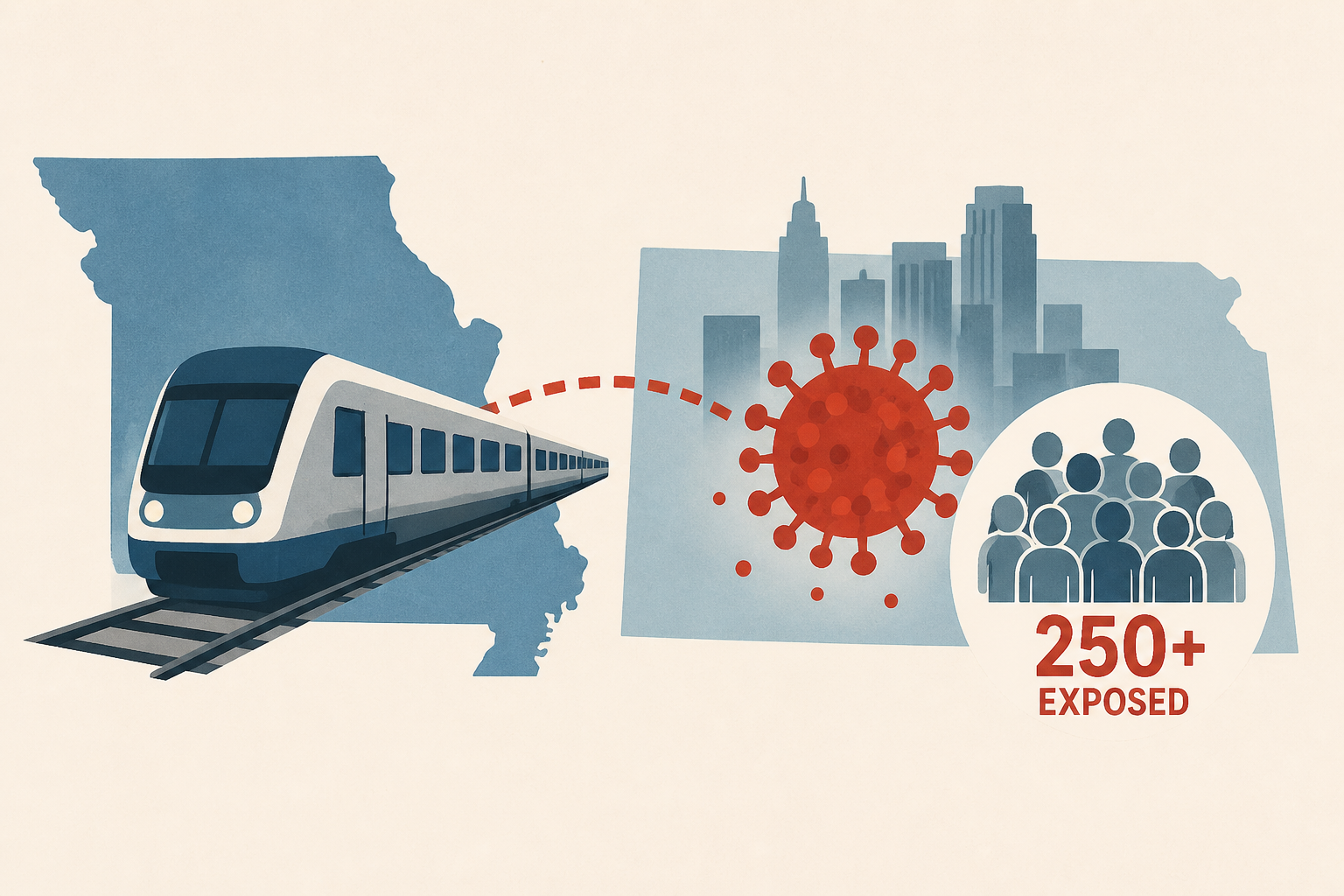 Missouri train ride led to Kansas City-area measles case that’s exposed 250 people so far