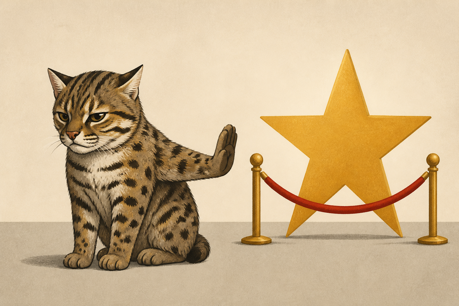 Newly Identified Tiny Wild Cat Does Not Like His Celebrity