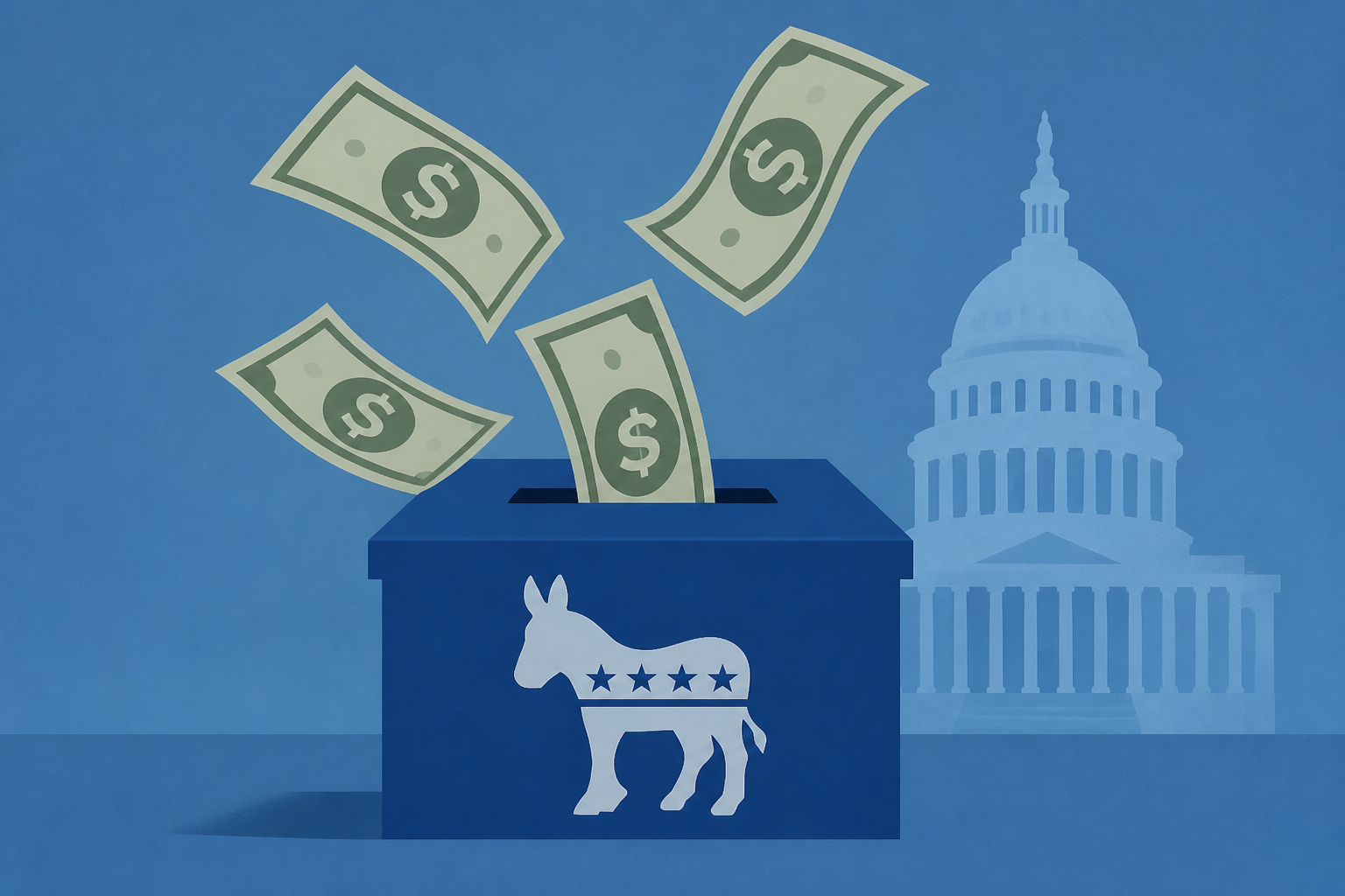 Democrats scramble for more cash ahead of the midterms