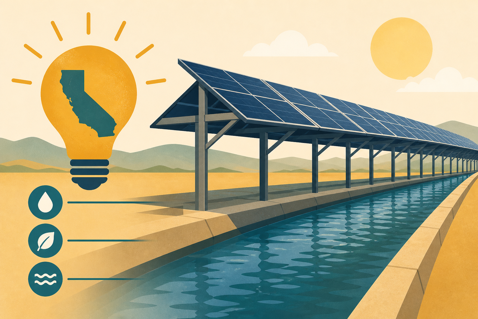 Here’s What California Is Learning From Solar Panels Built Over Irrigation Canals