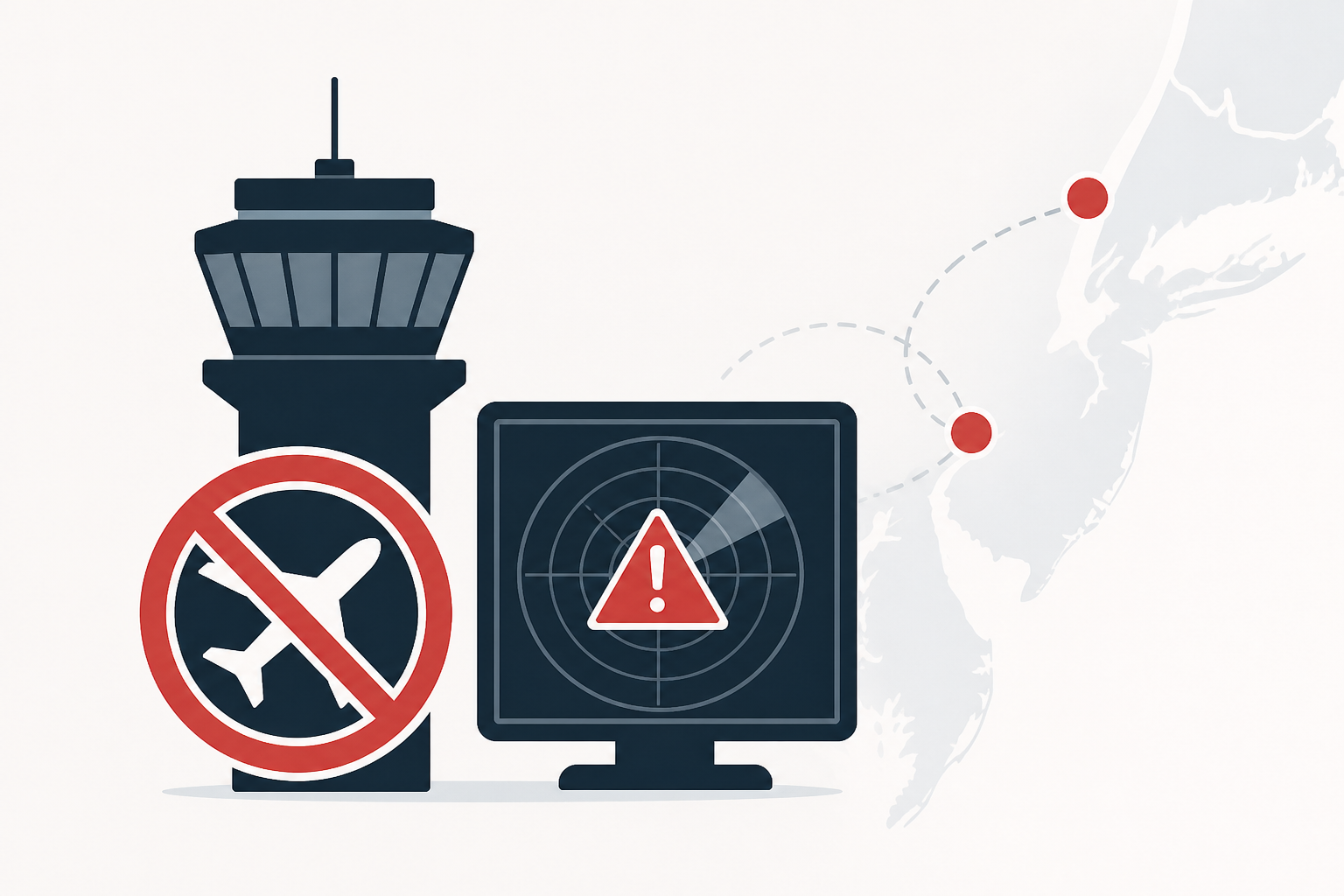Flights halted out of Newark and Philadelphia after air traffic equipment failure