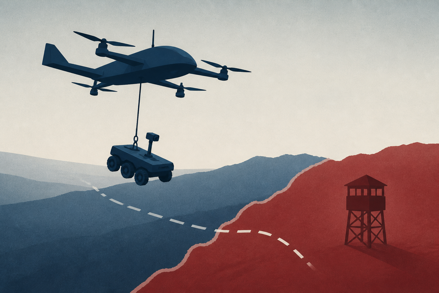 Ukraine launches world first airborne robot assault behind Russian lines