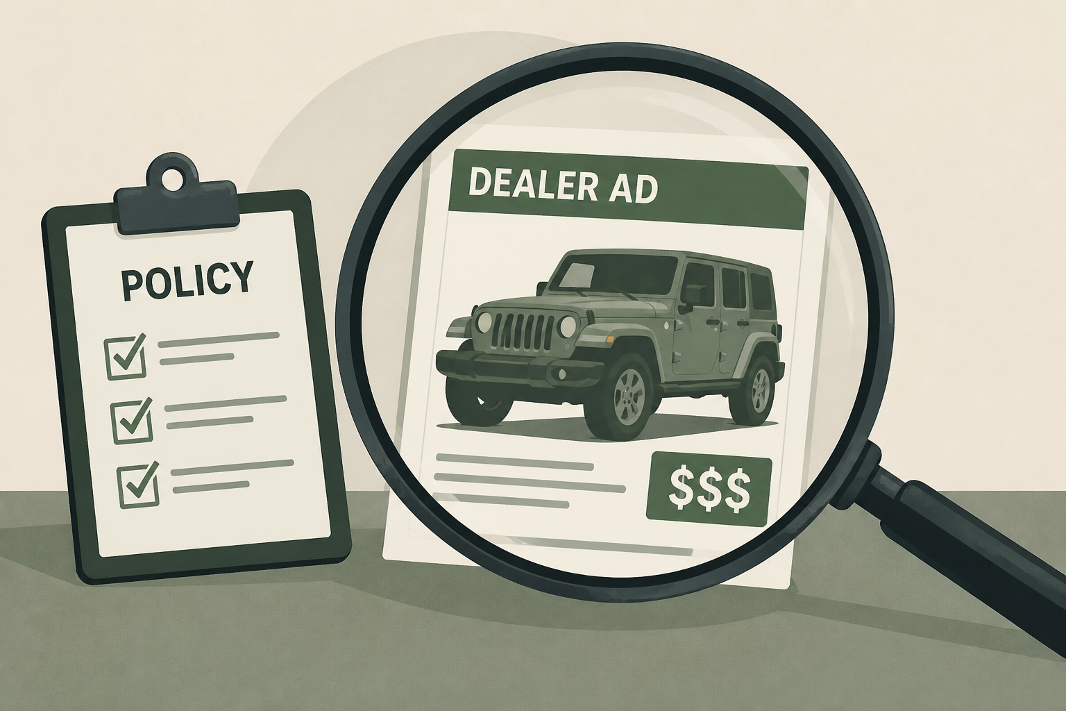 Jeep-Maker Will Start Policing Dealers' Ads