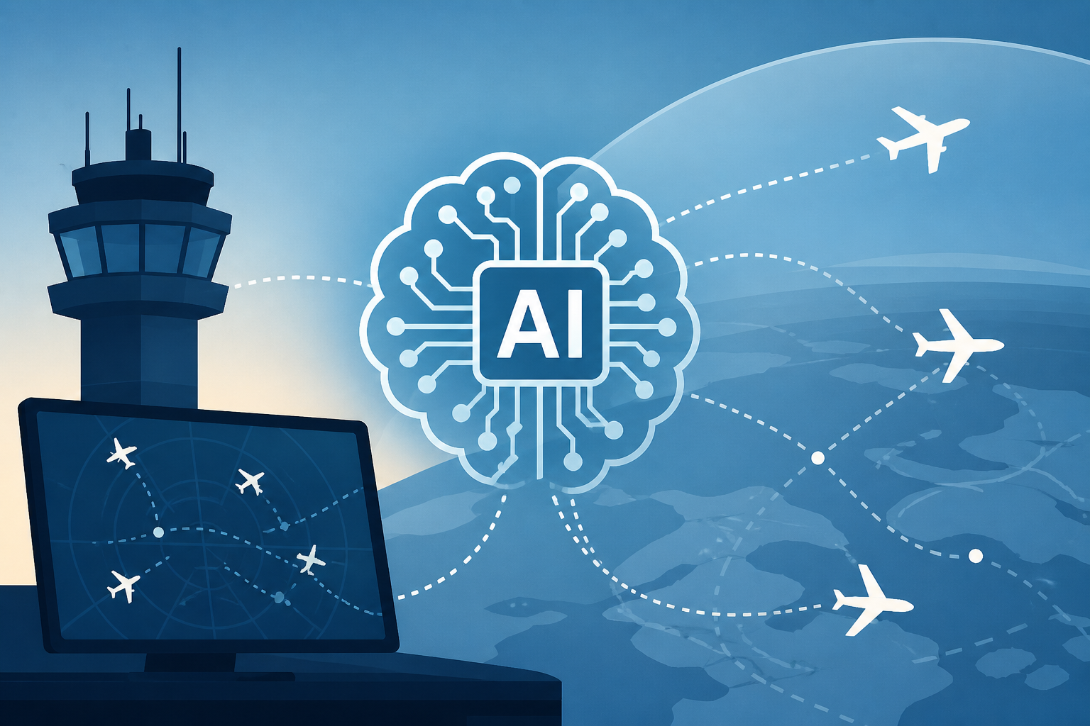 Aviation regulators use AI to manage the nation’s airspace : NPR