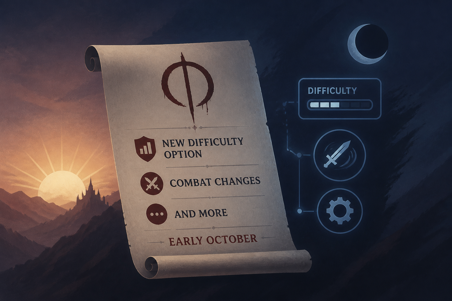 The Blood of Dawnwalker getting a new difficulty option, combat changes and more in game's first "big" patch scheduled for early October