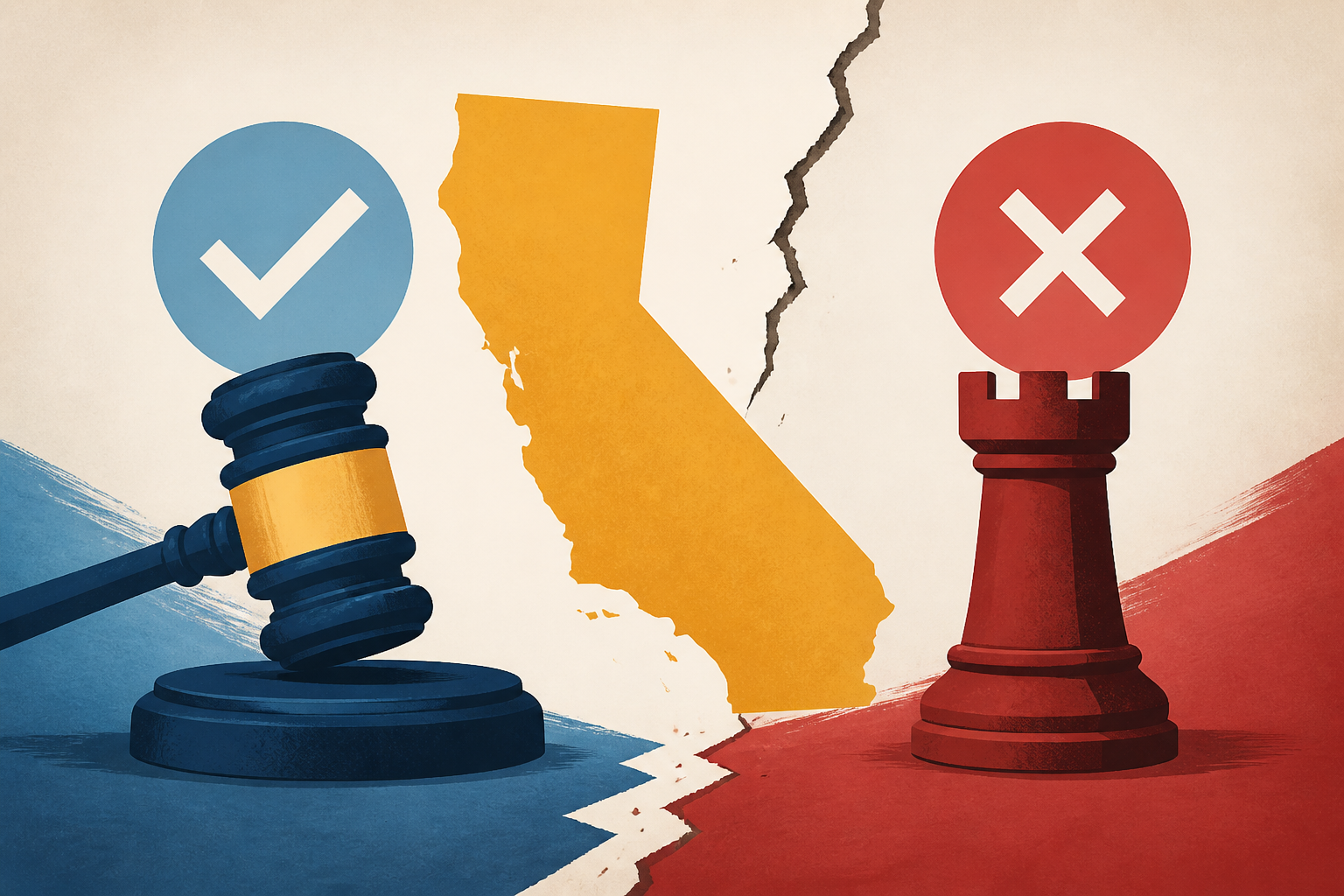 Despite court wins, California election war with Trump rages on