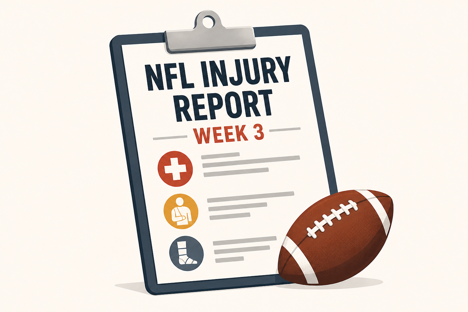 NFL Injury Report, Week 3: Latest news, updates for Caleb Williams, more players with fantasy football analysis