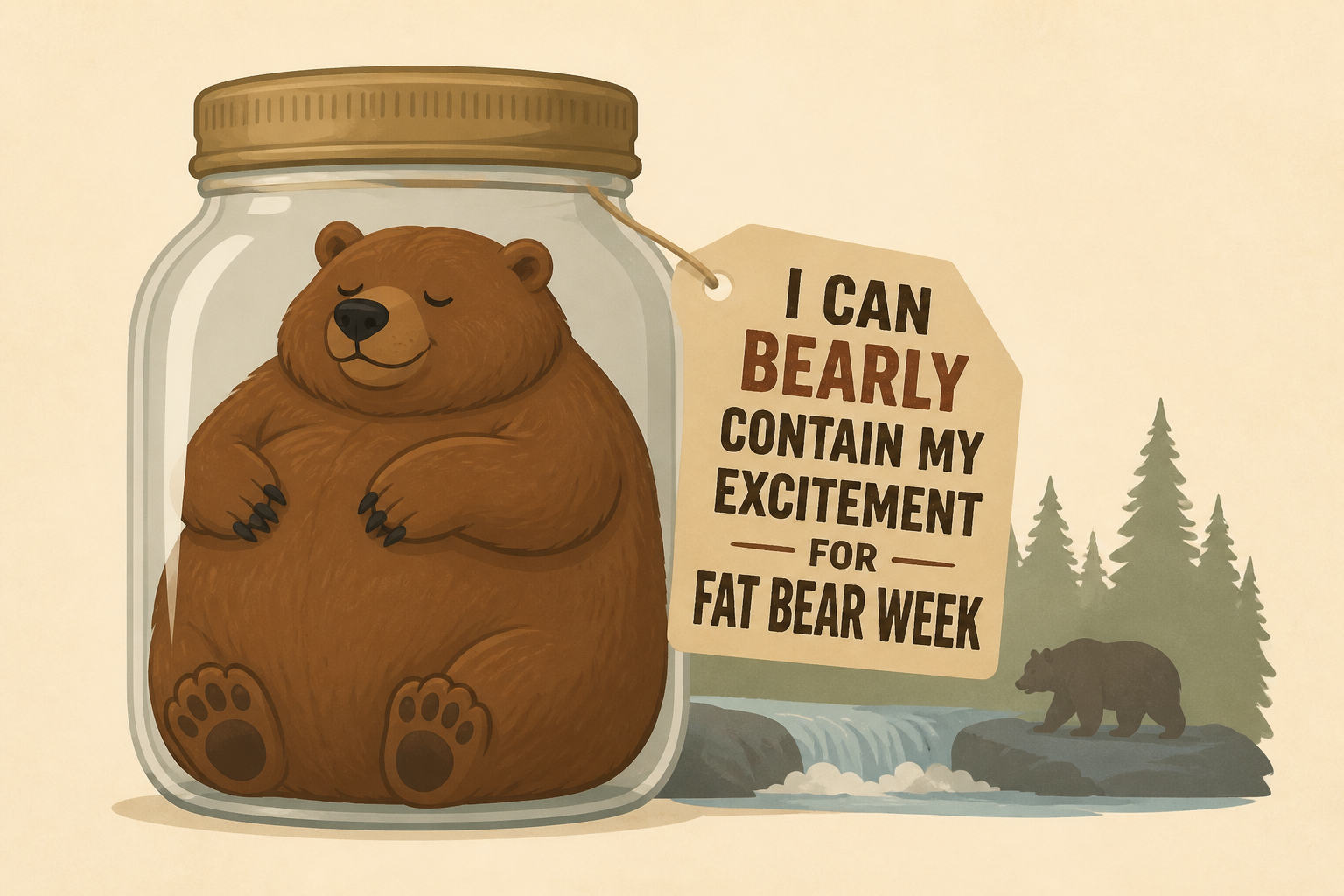 I Can Bearly Contain My Excitement For Fat Bear Week