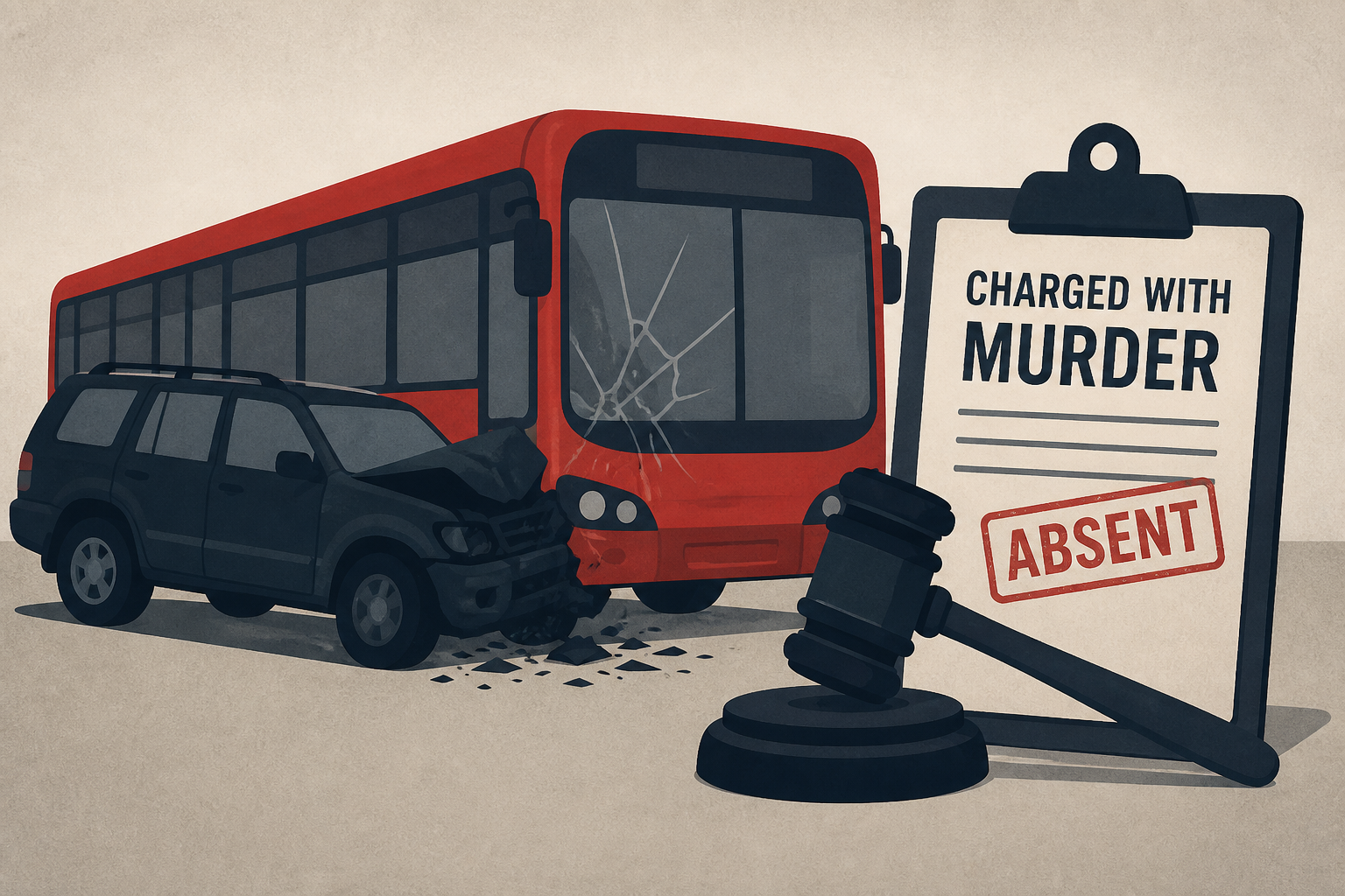 SUV driver charged with murder in Chatsworth Metro bus crash misses court hearing again